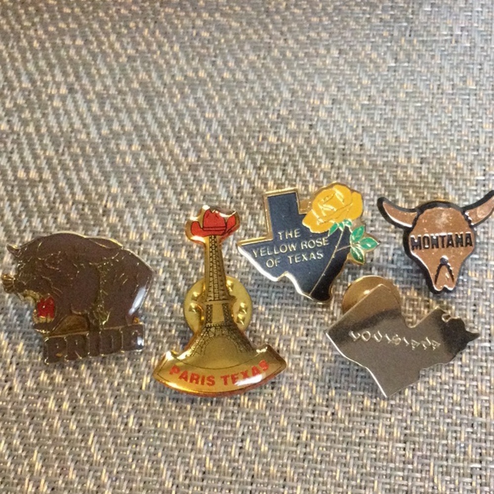 5-Pc State Pins Bundle